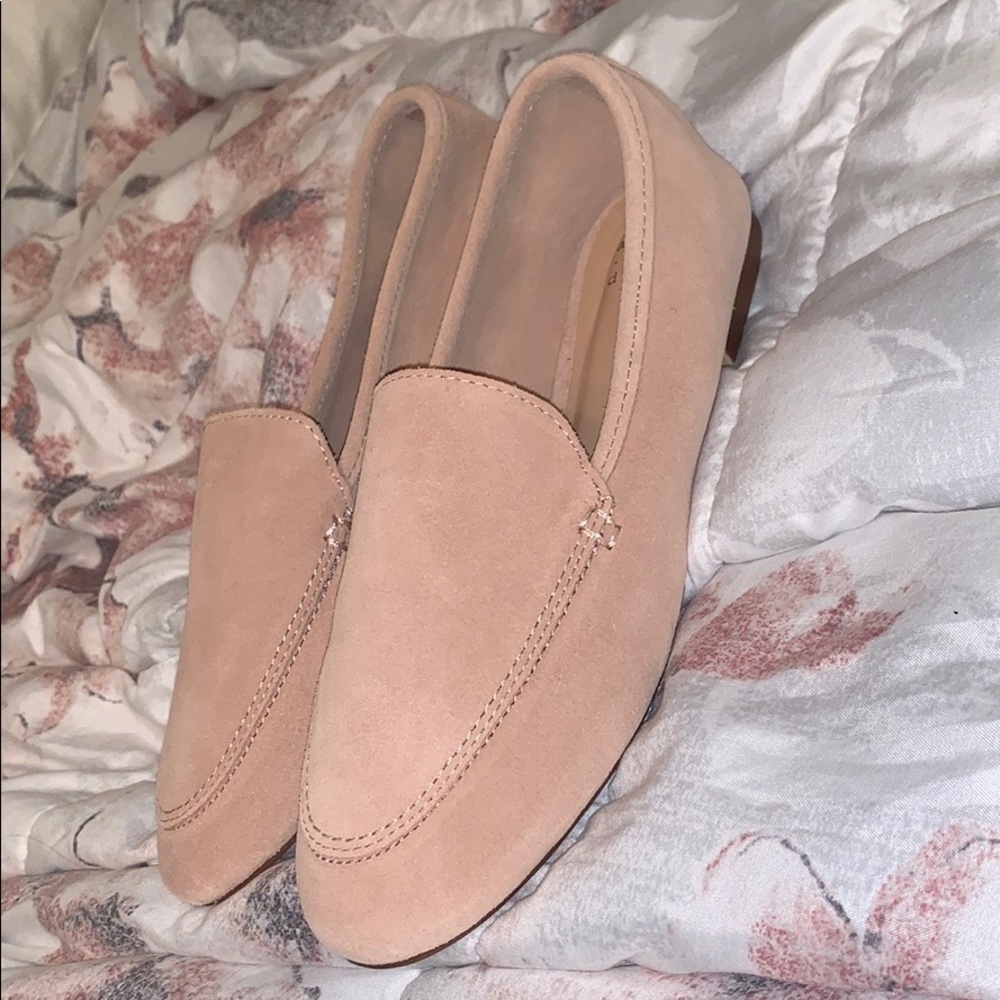 Vegan Suede Blush Pink Flats 🌷